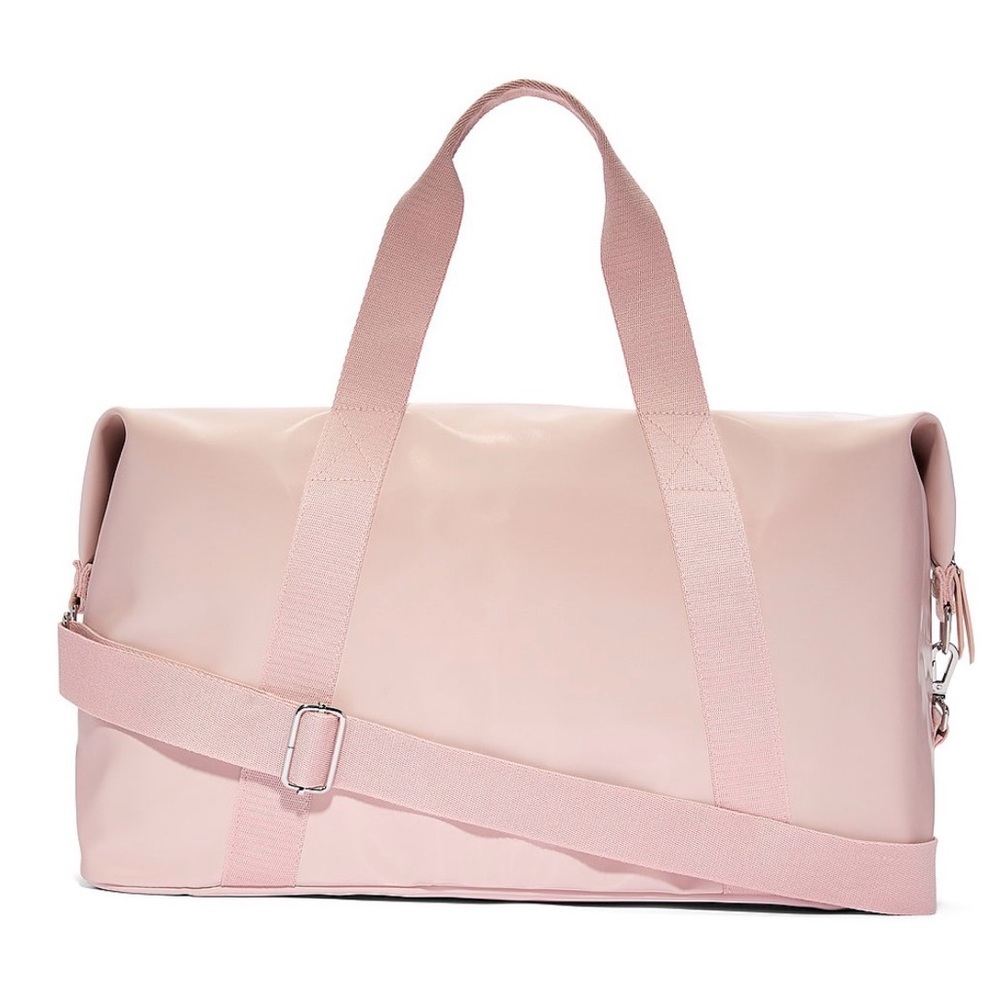 Victoria's Secret Light Pink Metallic Tote Bag